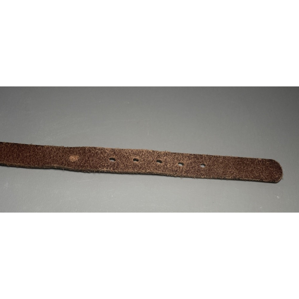 Vintage Fossil Leather Belt Brown Distress Leather Medium - Picture 10 of 15